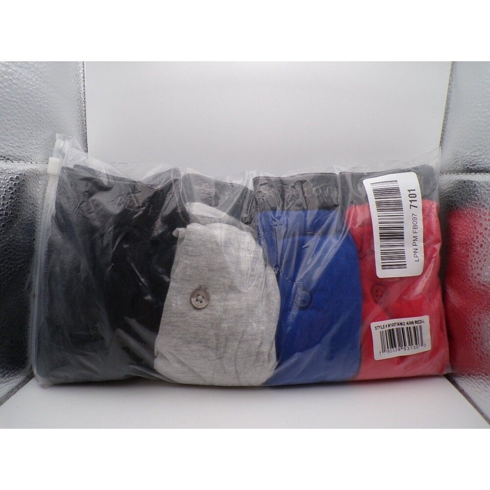 Beverly Hills Polo Club Men's Boxer Briefs 4-Pack Size L Multicolor Cotton Blend